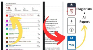 Turnitin AI report